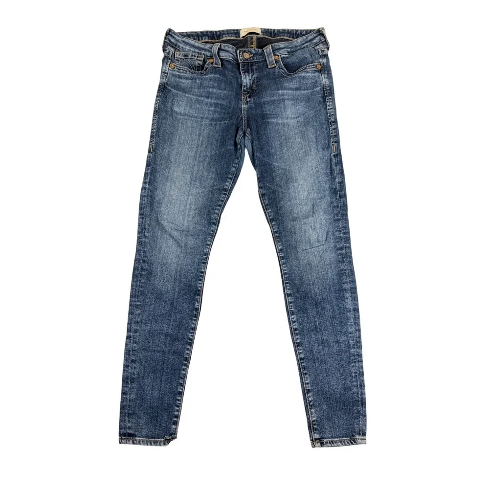 Big Star Alex Skinny Jeans Women's 33‎ Blue (fits 32x30) Stretch Mid-Rise